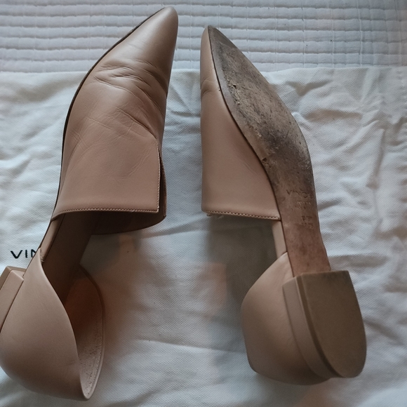 Vince Tan Leather Flats - Picture 6 of 12